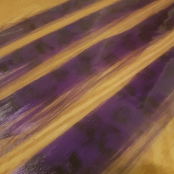 💜 4x Purple Leopard Print Hair Extension Clips - Picture 11 of 13